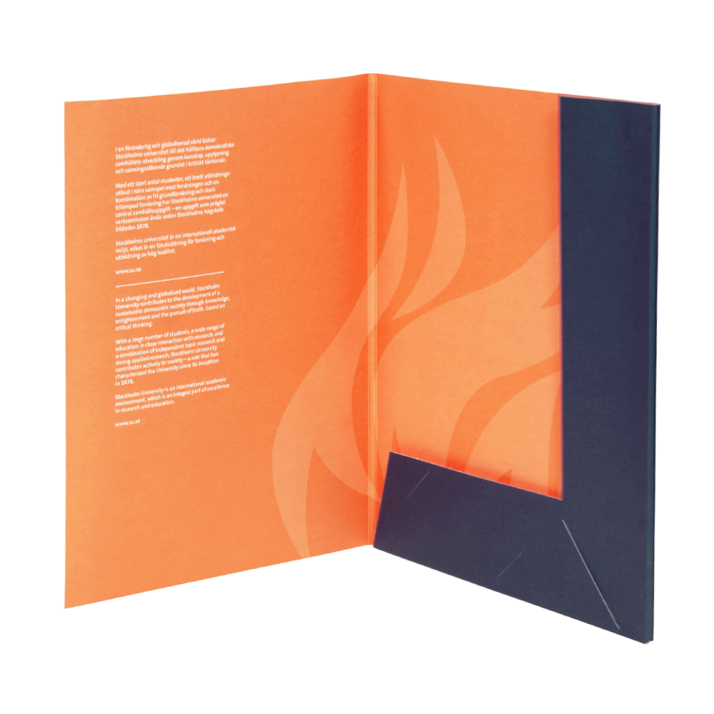 Konferensmappar, orange